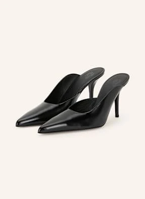 Gia Borghini Klapki Typu Mules Abella schwarz