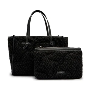 GIANNI CHIARINI Dwustronna shopperka + saszetka MARCELLA | z dodatkiem skóry