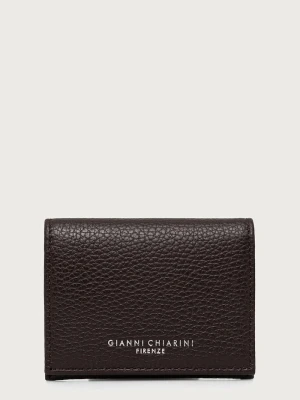 Gianni Chiarini etui na karty damskie skórzane brązowy