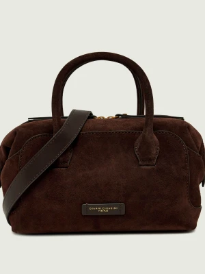 GIANNI CHIARINI Kuferek Gemma | zamsz brązowy