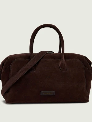 GIANNI CHIARINI Kuferek Gemma | zamsz brązowy