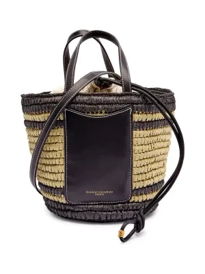 GIANNI CHIARINI Kuferek Mae | z dodatkiem skóry