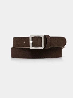 Gianni Chiarini pasek damski zamszowy CINTURE DONNA CAMOSCIO brązowy