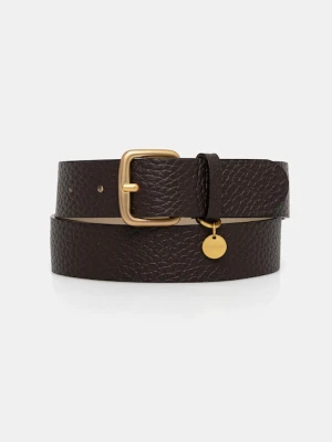 Gianni Chiarini pasek skórzany damski kolor brązowy CN.K00094