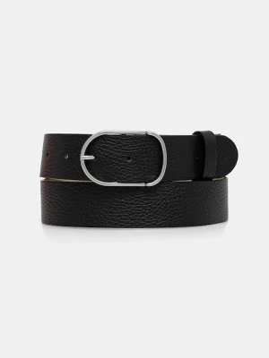 Gianni Chiarini pasek skórzany damski kolor czarny CN990037