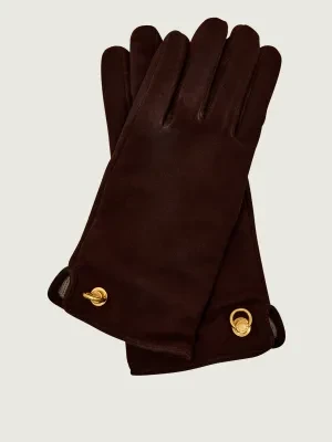 GIANNI CHIARINI Rękawiczki | zamsz | z dodatkiem wełny