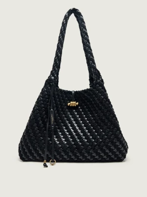 GIANNI CHIARINI Shopperka Aurelie | zamsz czarny