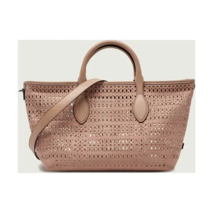 GIANNI CHIARINI Shopperka MASHUP | z dodatkiem skóry