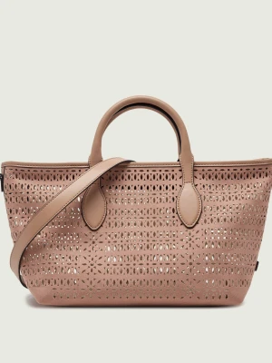 GIANNI CHIARINI Shopperka MASHUP | z dodatkiem skóry