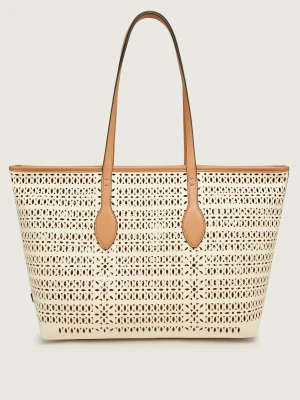GIANNI CHIARINI Shopperka MASHUP | z dodatkiem skóry