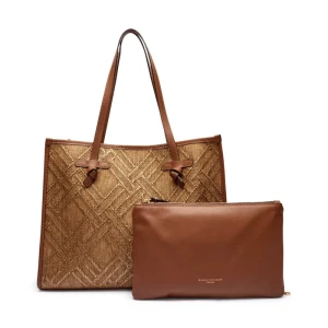 GIANNI CHIARINI Shopperka + saszetka MARCELLA | z dodatkiem skóry