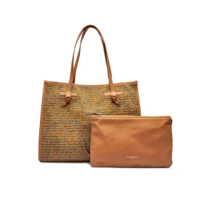 GIANNI CHIARINI Shopperka + saszetka MARCELLA | z dodatkiem skóry