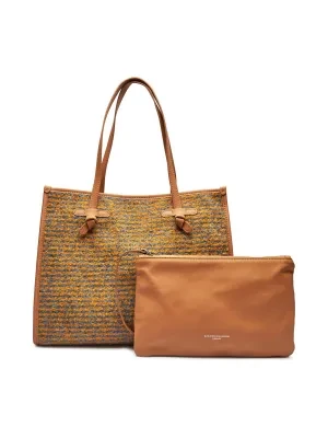 GIANNI CHIARINI Shopperka + saszetka MARCELLA | z dodatkiem skóry
