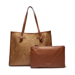 GIANNI CHIARINI Shopperka + saszetka MARCELLA | z dodatkiem skóry