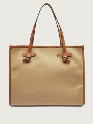 GIANNI CHIARINI Shopperka + saszetka Marcella | z dodatkiem skóry