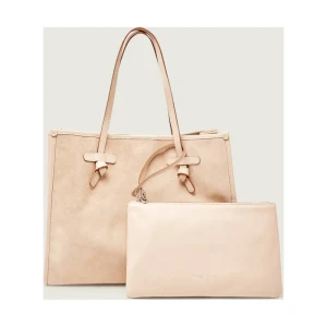 GIANNI CHIARINI Shopperka + saszetka MARCELLA | zamsz