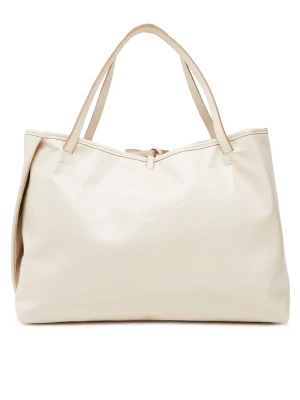 GIANNI CHIARINI Skórzana dwustronna shopperka + saszetka