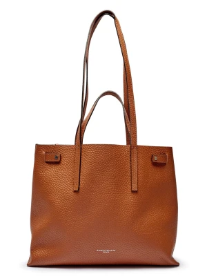 GIANNI CHIARINI Skórzana shopperka Altea brązowy