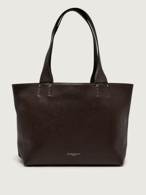 GIANNI CHIARINI Skórzana shopperka Barbara brązowy