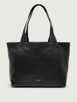 GIANNI CHIARINI Skórzana shopperka Barbara czarny