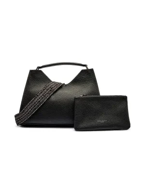 GIANNI CHIARINI Skórzana shopperka + saszetka AURORA