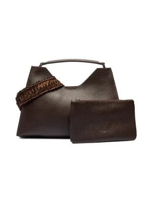 GIANNI CHIARINI Skórzana shopperka + saszetka AURORA