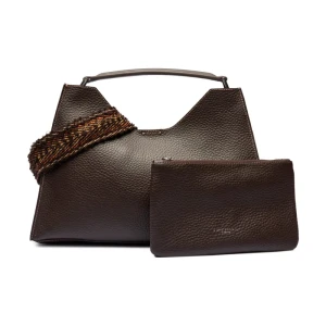 GIANNI CHIARINI Skórzana shopperka + saszetka AURORA