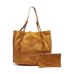 GIANNI CHIARINI Skórzana shopperka + saszetka Dory