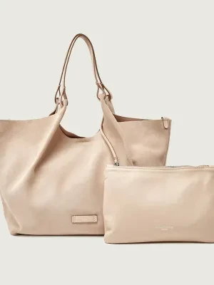 GIANNI CHIARINI Skórzana shopperka + saszetka DUA