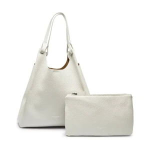 GIANNI CHIARINI Skórzana shopperka + saszetka Dua