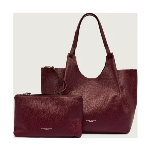 GIANNI CHIARINI Skórzana shopperka + saszetka Dua