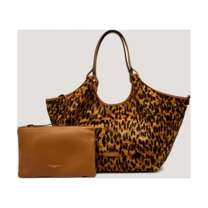 GIANNI CHIARINI Skórzana shopperka + saszetka DUA