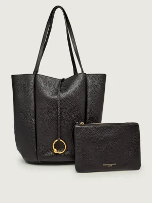 GIANNI CHIARINI Skórzana shopperka + saszetka LILY