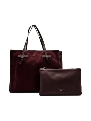 GIANNI CHIARINI Skórzana shopperka + saszetka MARCELLA