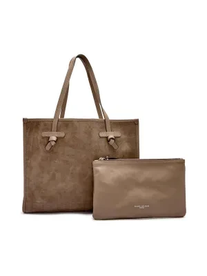 GIANNI CHIARINI Skórzana shopperka + saszetka MARCELLA