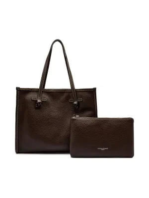 GIANNI CHIARINI Skórzana shopperka + saszetka Marcella