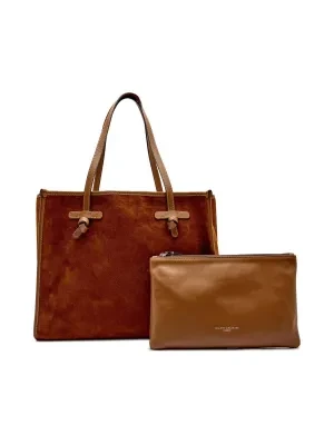 GIANNI CHIARINI Skórzana shopperka + saszetka MARCELLA