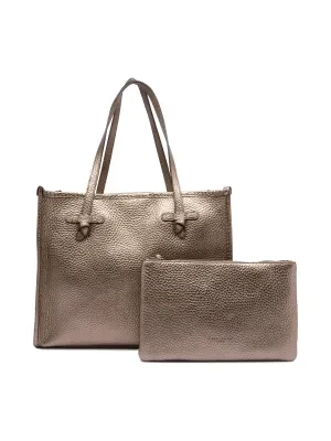 GIANNI CHIARINI Skórzana shopperka + saszetka Marcella