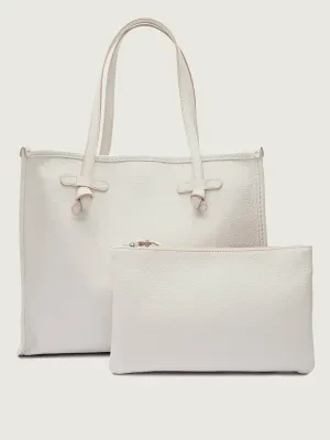 GIANNI CHIARINI Skórzana shopperka + saszetka Marcella