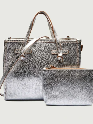GIANNI CHIARINI Skórzana shopperka + saszetka MARCELLA