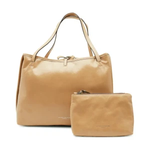 GIANNI CHIARINI Skórzana shopperka + saszetka Ray