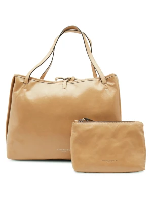 GIANNI CHIARINI Skórzana shopperka + saszetka Ray
