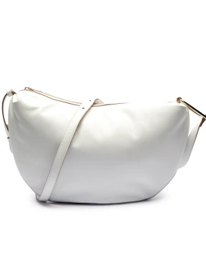 GIANNI CHIARINI Skórzana torebka na ramię MARBLE MATILDE biały