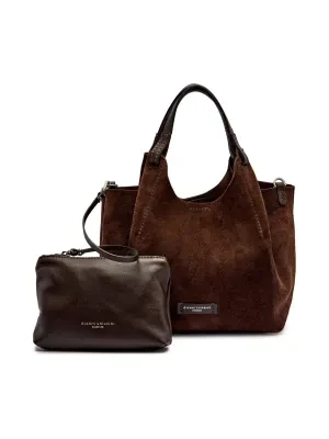 GIANNI CHIARINI Skórzana torebka na ramię + saszetka DUA