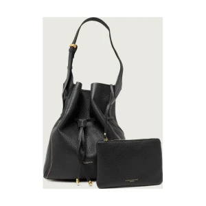 GIANNI CHIARINI Skórzana torebka na ramię + saszetka SIENNA