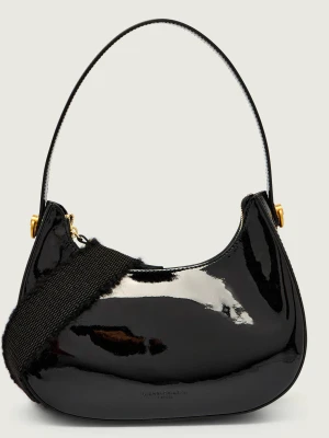 GIANNI CHIARINI Skórzane hobo BLANCHE