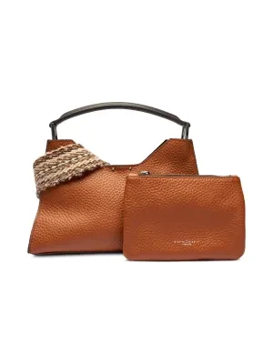 GIANNI CHIARINI Skórzany kuferek + saszetka AURORA