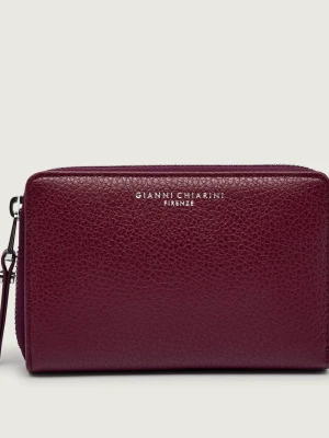 GIANNI CHIARINI Skórzany portfel GRAIN