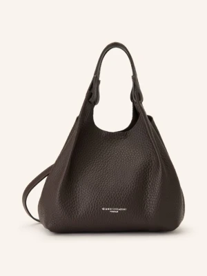 Gianni Chiarini Torba Na Ramię Dua Medium Z Woreczkiem braun CIEMNOBRĄZOWY