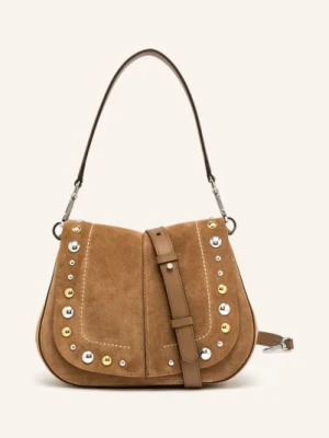 Gianni Chiarini Torba Na Ramię Helena Z Nitami braun CAMELOWY